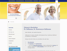 Tablet Screenshot of dr-bollmann.de